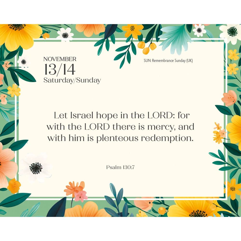Psalms 2027 Desk Calendar Fourth Alternate Image