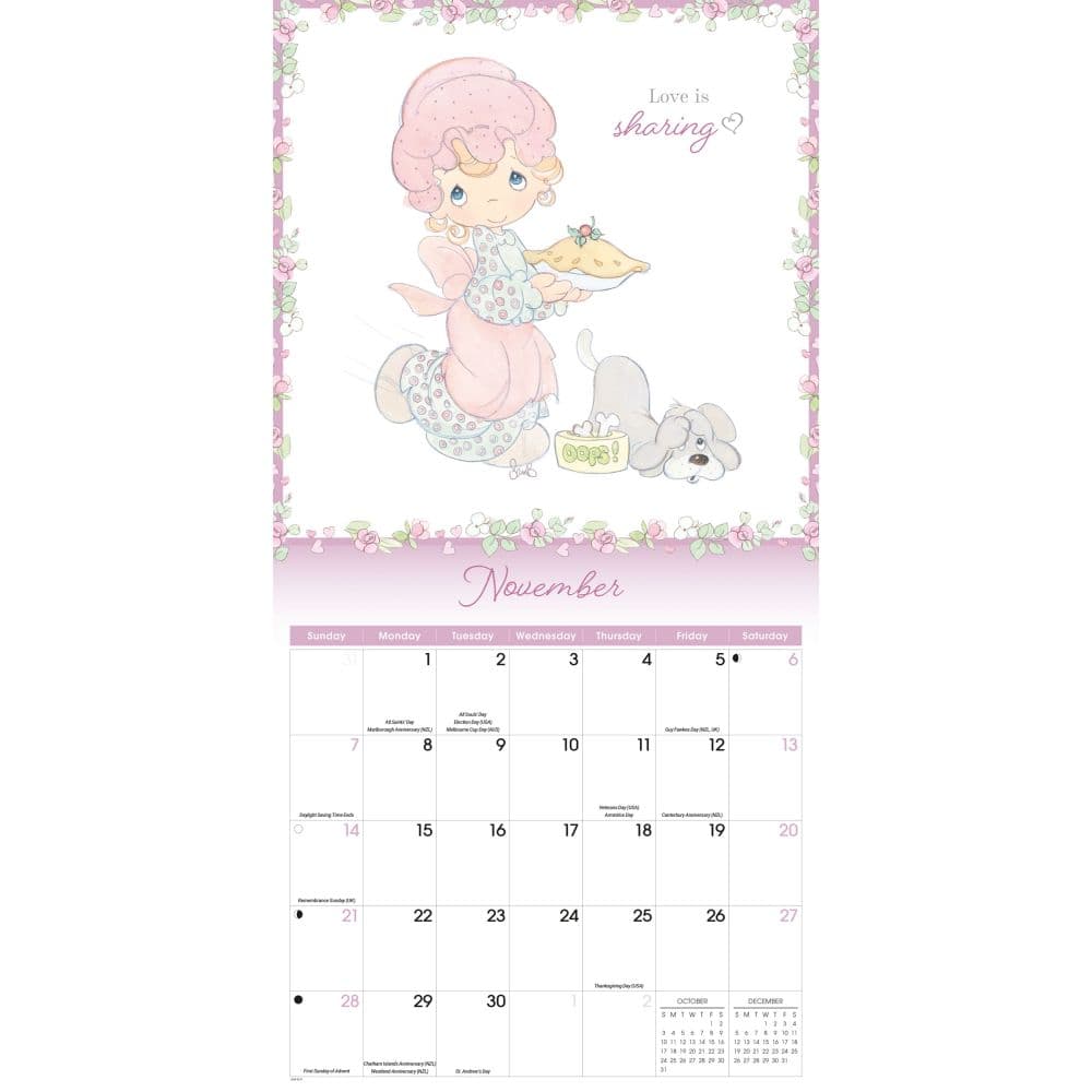 Precious Moments 2027 Wall Calendar Fourth Alternate Image