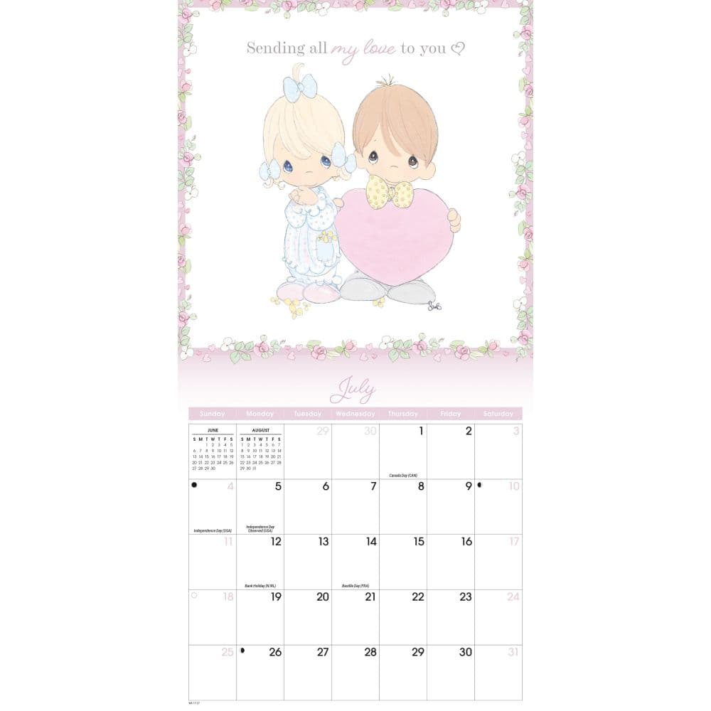 Precious Moments 2027 Mini Wall Calendar Third Alternate Image