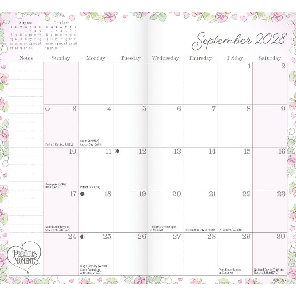 Precious Moments 2027 2 Year Pocket Planner Fourth Alternate Image