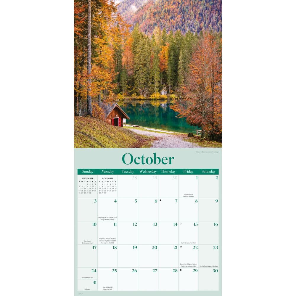Paths To God 2027 Wall Calendar Fourth Alternate Image