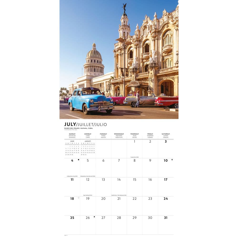 Passports to the World 2027 Wall Calendar Third Alternate Image
