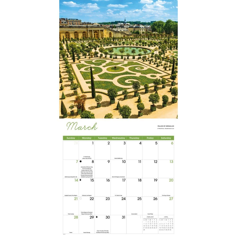 Paris 2027 Wall Calendar Second Alternate Image