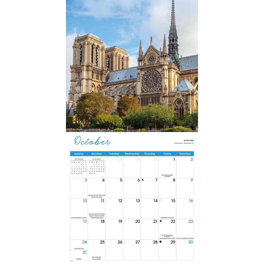 Paris 2027 Wall Calendar Fourth Alternate Image