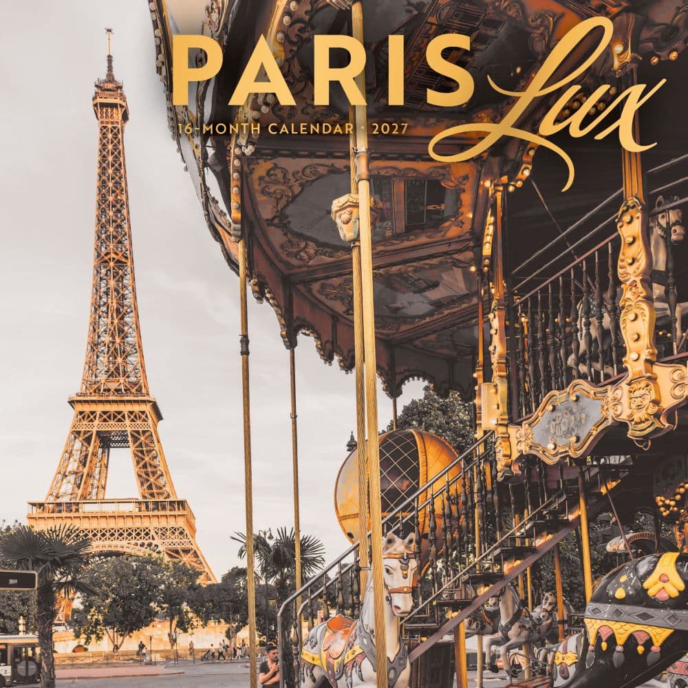 Paris Lux 2027 Mini Wall Calendar Main Product Image