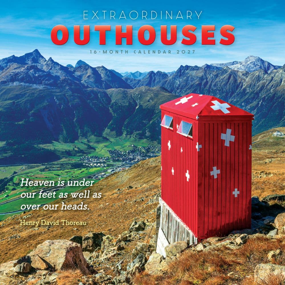 Extraordinary Outhouses 2027 Wall Calendar Main Product Image