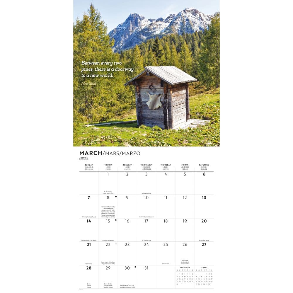 Extraordinary Outhouses 2027 Wall Calendar Second Alternate Image