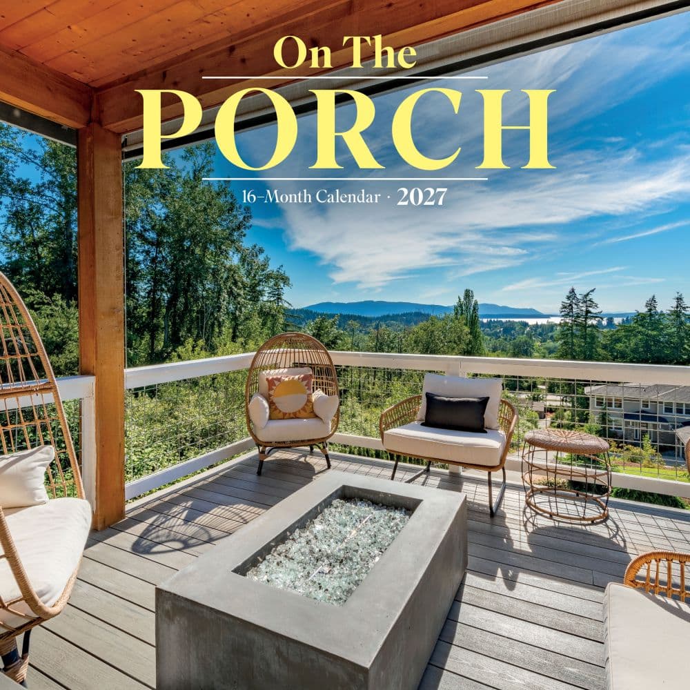 On the Porch 2027 Wall Calendar Main Product Image