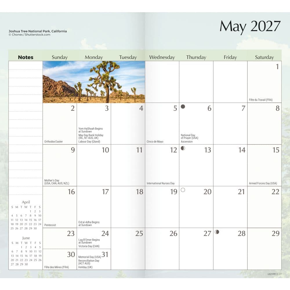 National Parks 2027 2 Year Pocket Planner Second Alternate Image