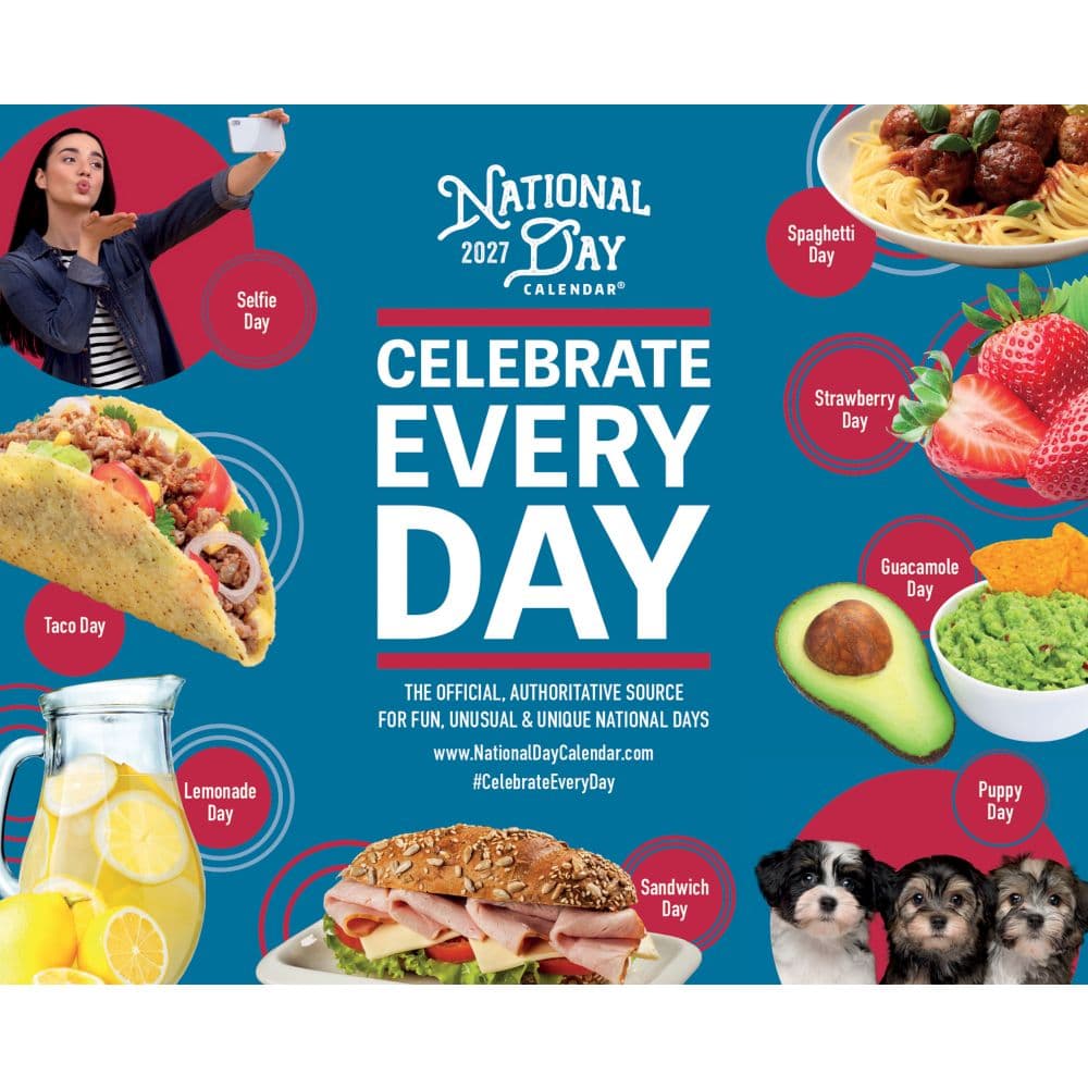 National Day 2027 Desk Calendar