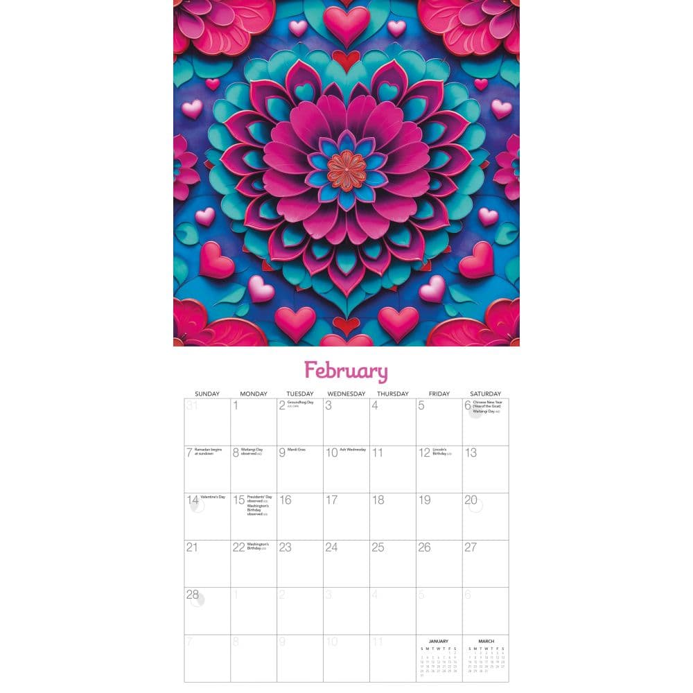 Mystic Flowers 2027 Wall Calendar Second Alternate Image