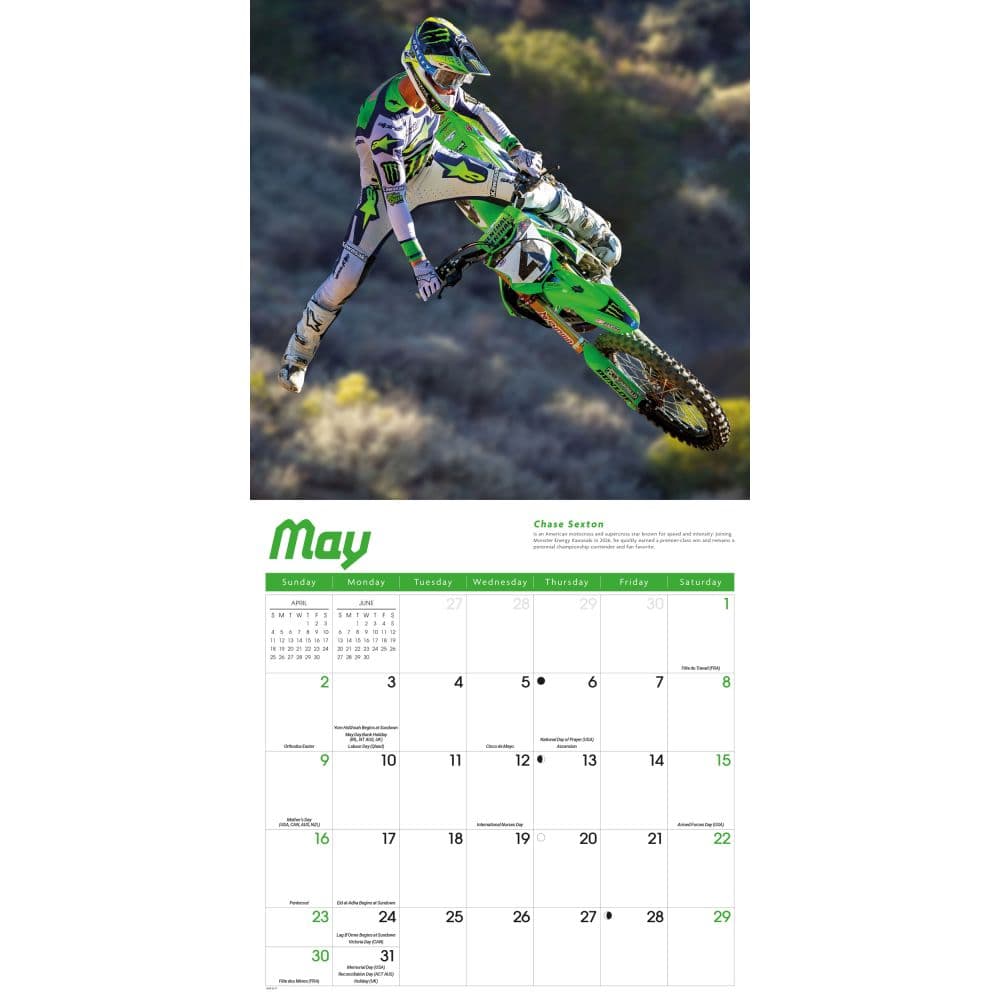 Motocross 2027 Wall Calendar Third Alternate Image