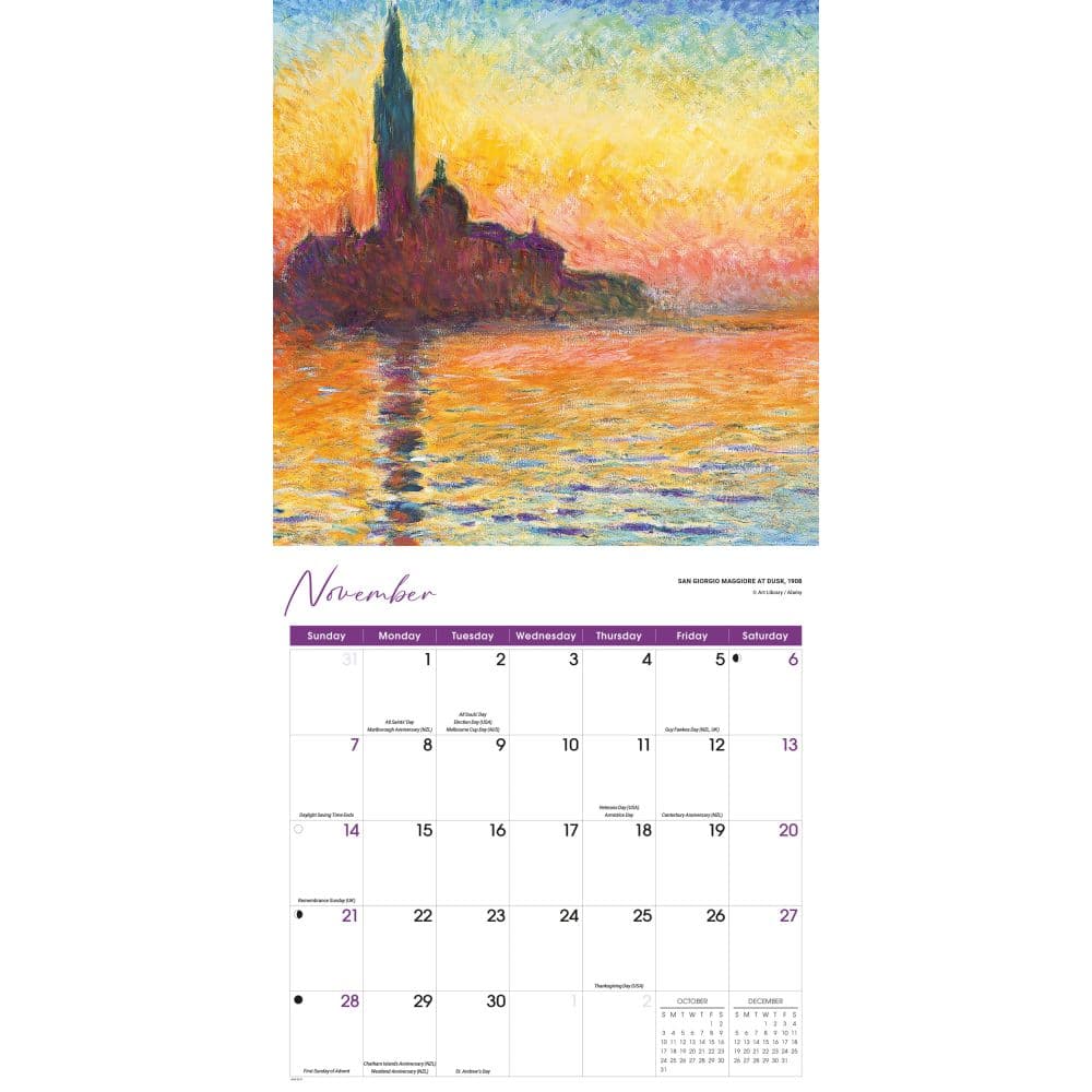 Monet 2027 Wall Calendar Fourth Alternate Image