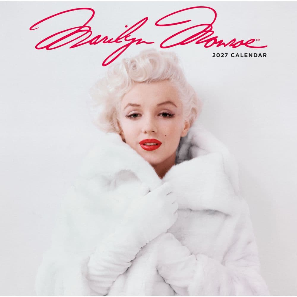 Marilyn Monroe 2027 Wall Calendar Main Product Image