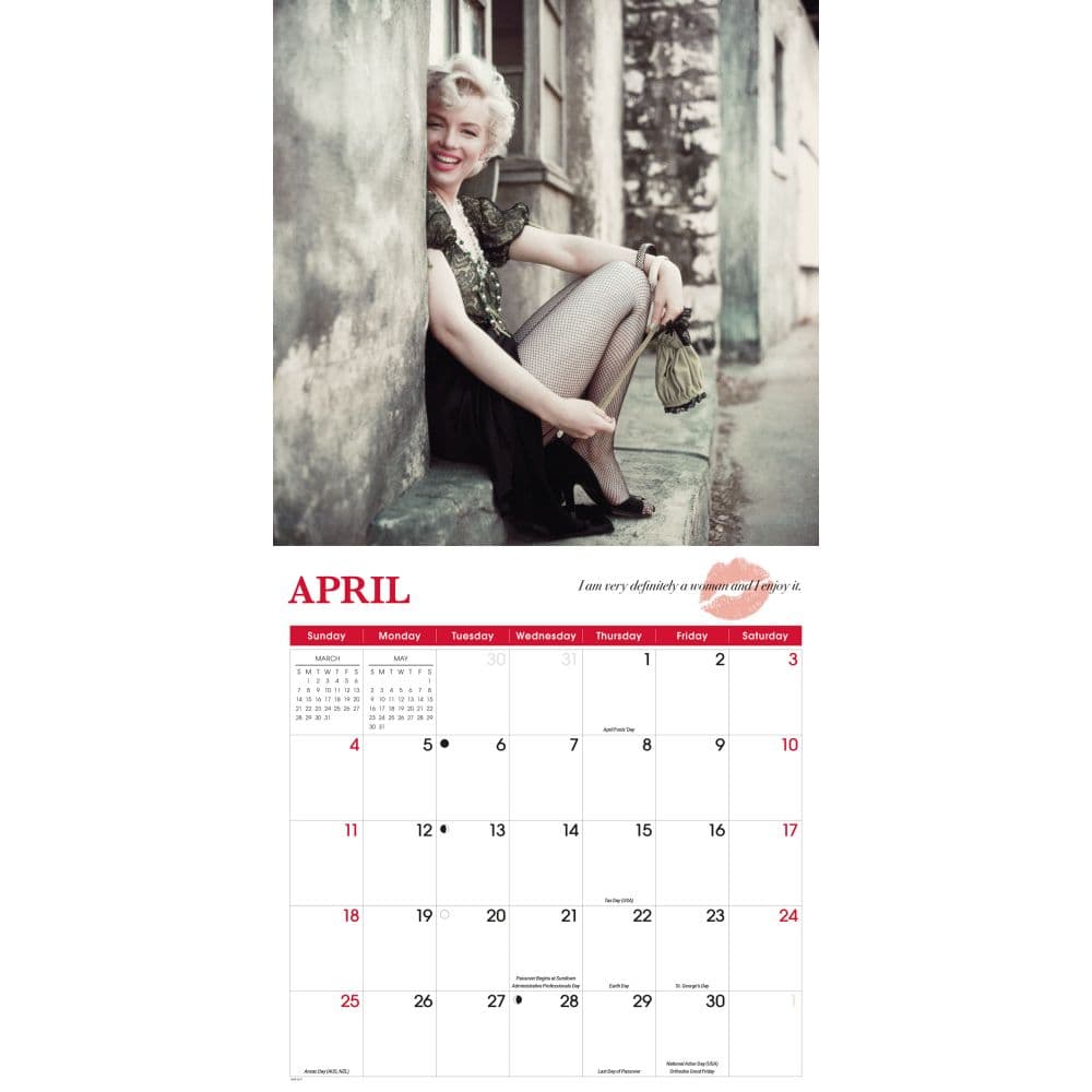 Marilyn Monroe 2027 Wall Calendar Third Alternate Image