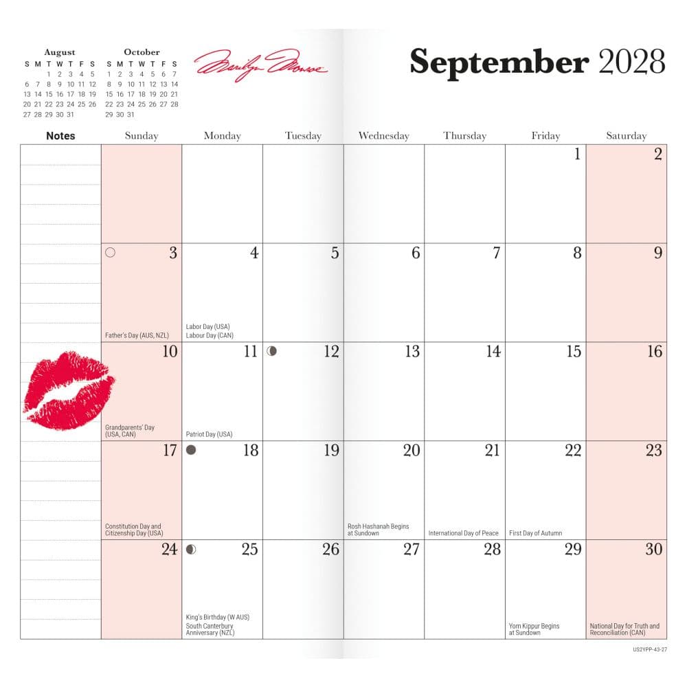 Marilyn Monroe 2027 2 Year Pocket Planner Fourth Alternate Image