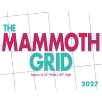 image Mammoth Grid 2027 Wall Calendar Main Product Image