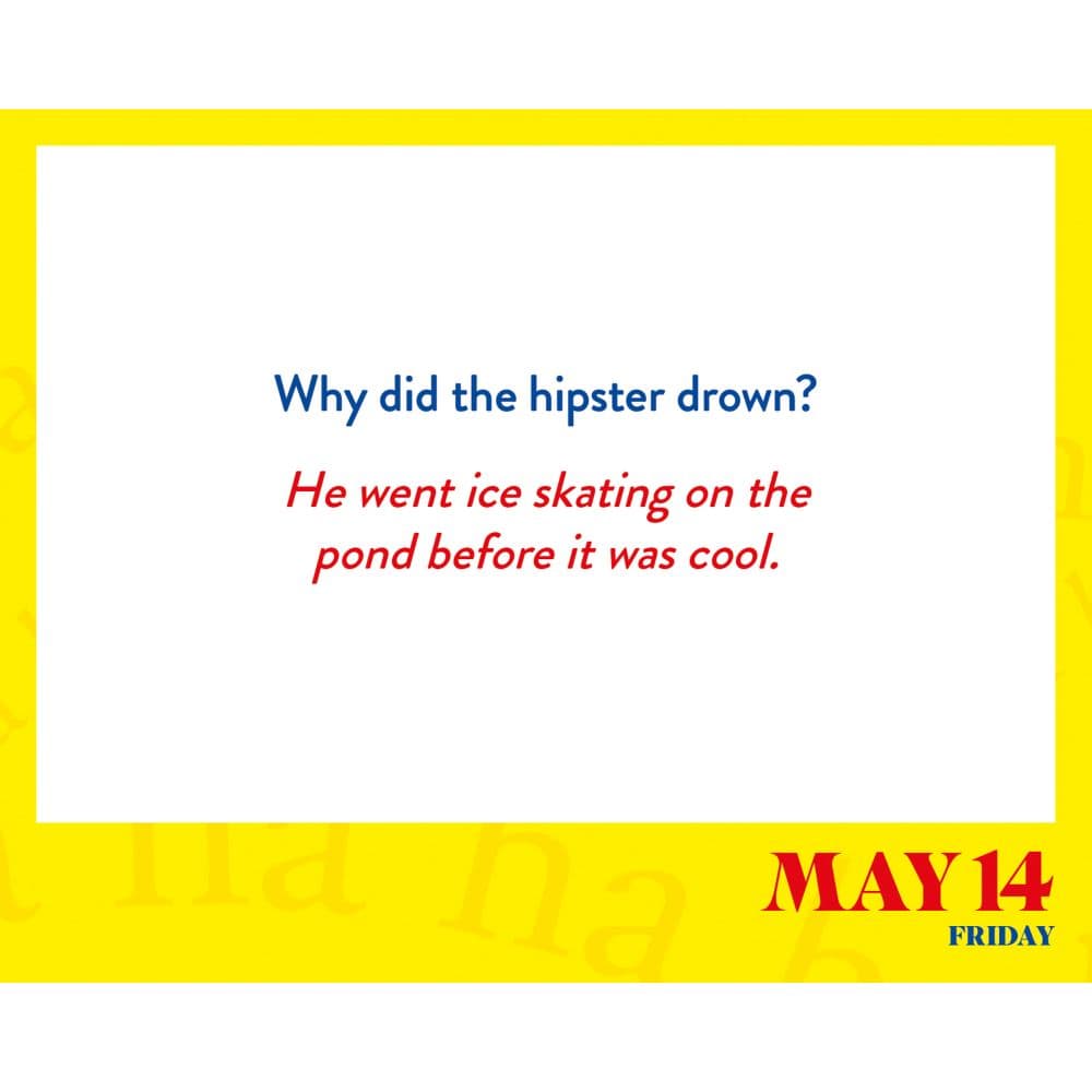 Laugh a Day 2027 Desk Calendar Third Alternate Image