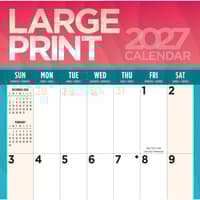 image Large PrintWall 2027 Wall Calendar Main Product Image