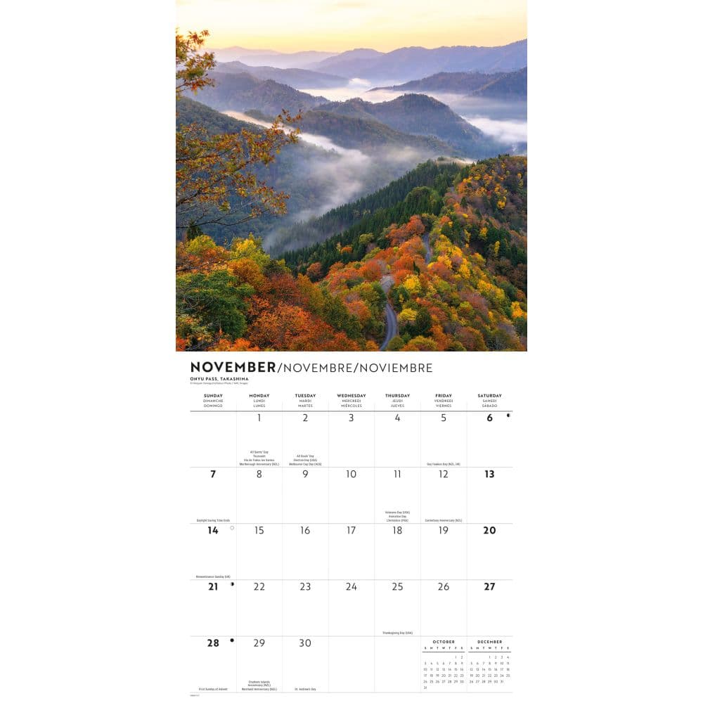 Japan 2027 Wall Calendar Fourth Alternate Image