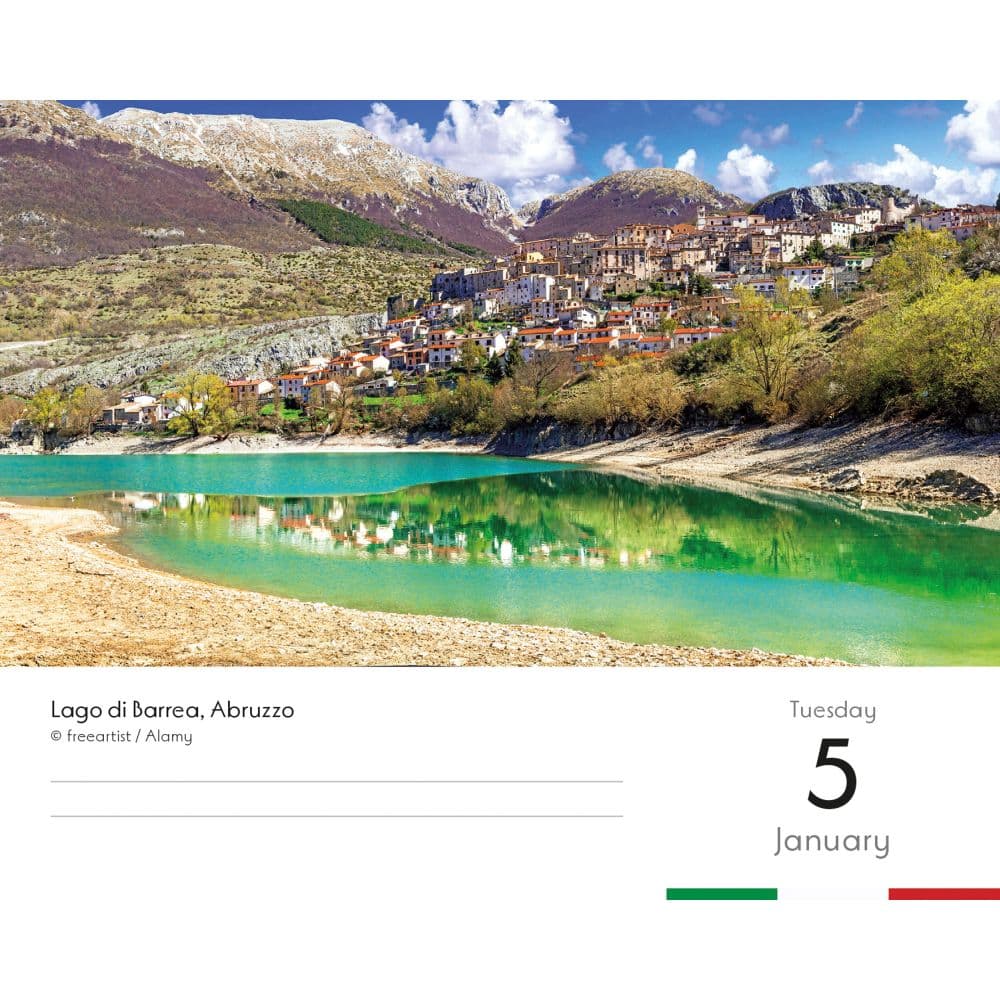 Italy 2027 Desk Calendar Second Alternate Image