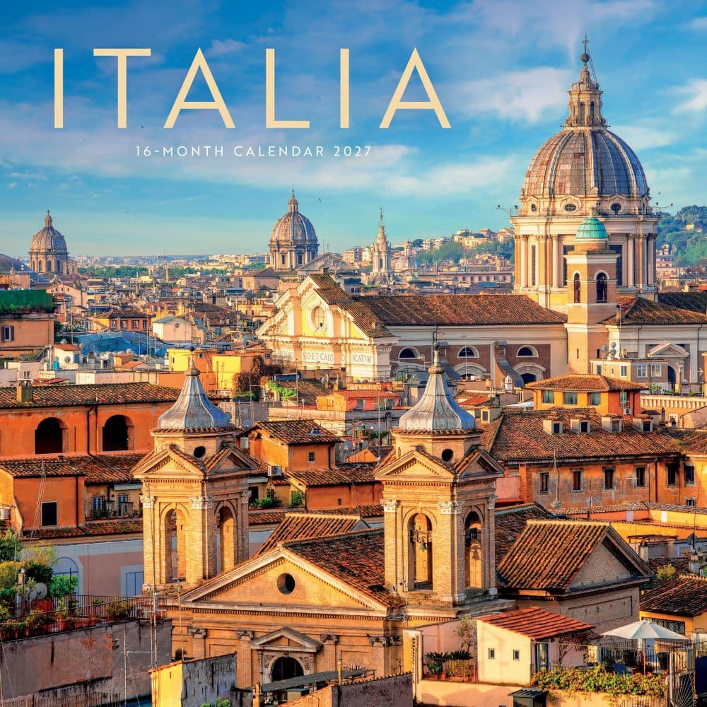 Italia 2027 Wall Calendar Main Product Image