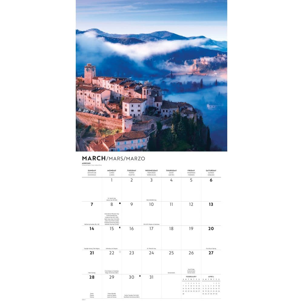 Italia 2027 Wall Calendar Second Alternate Image