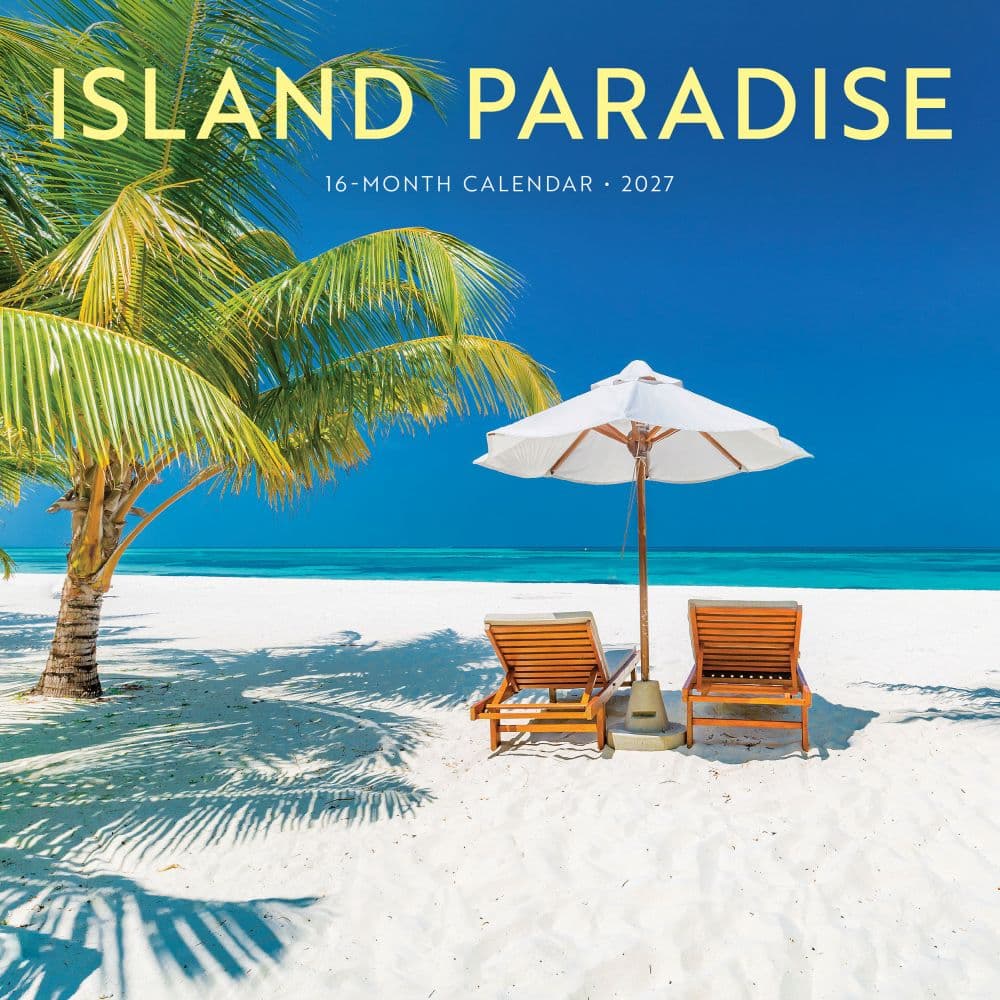 Island Paradise 2027 Wall Calendar Main Product Image