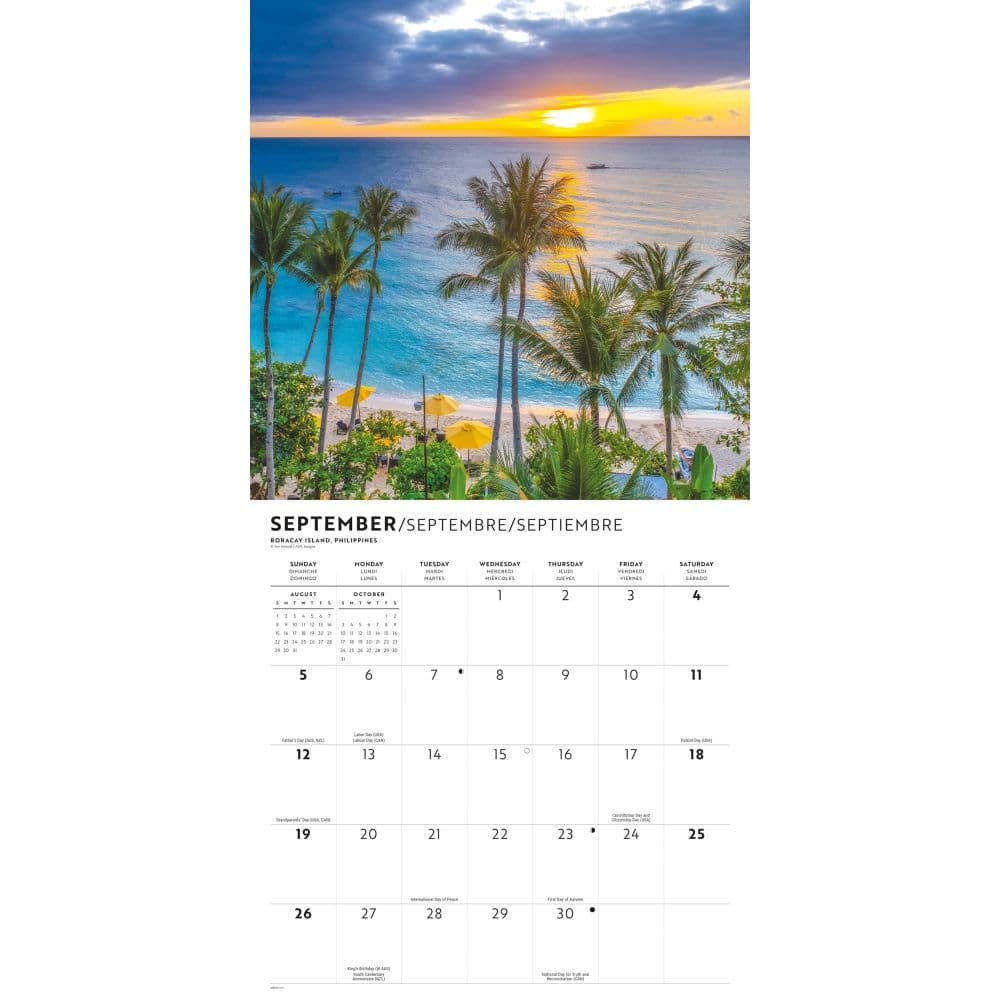 Island Paradise 2027 Wall Calendar Fourth Alternate Image