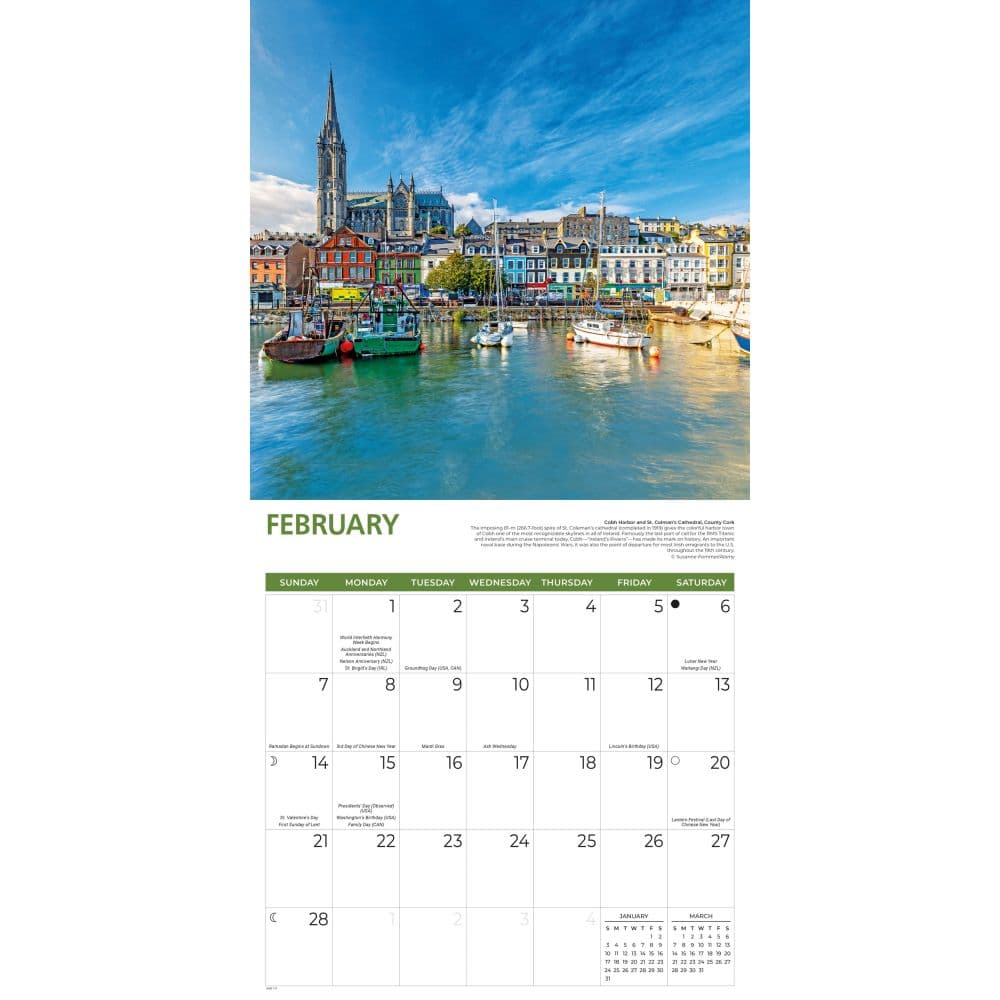 Ireland 2027 Wall Calendar Second Alternate Image