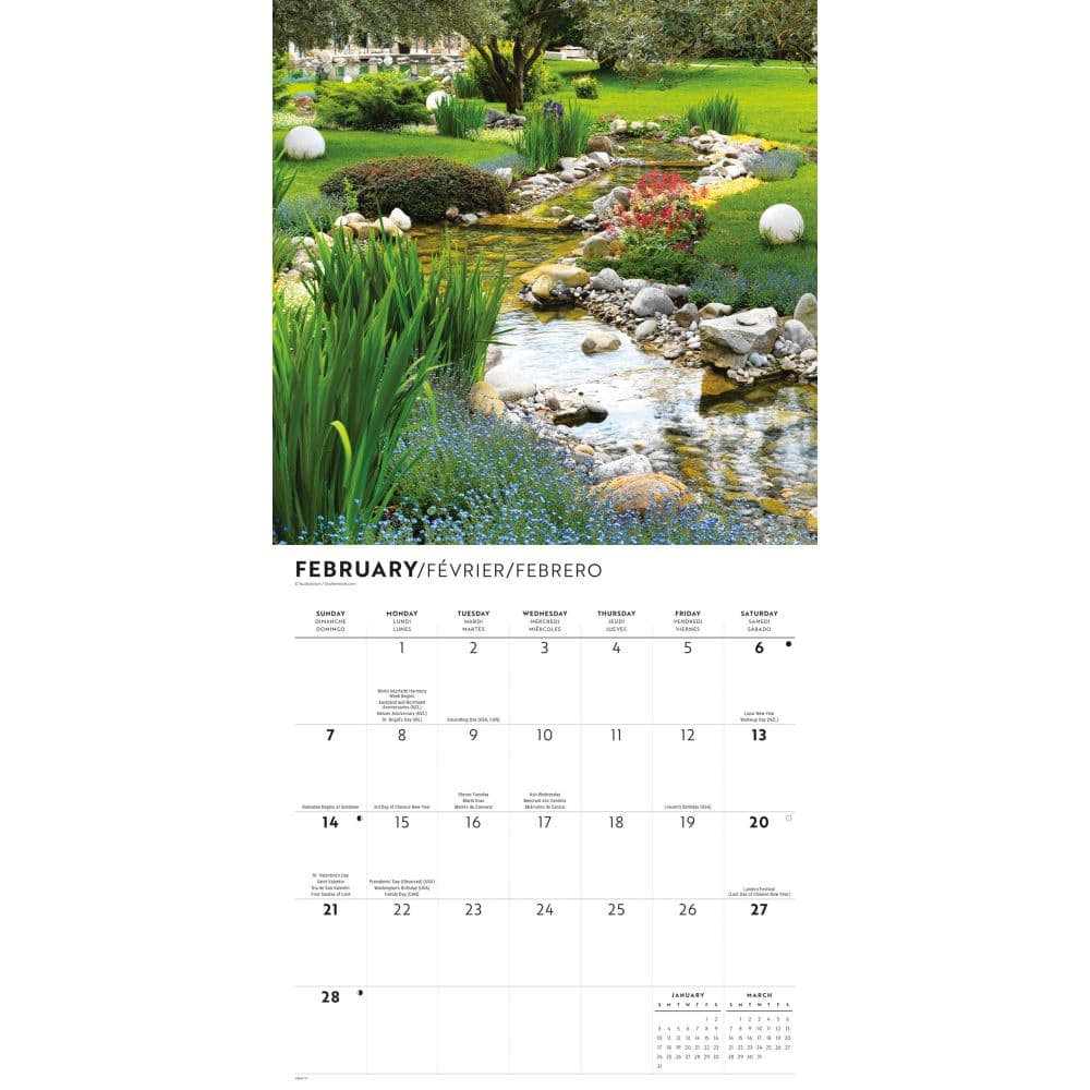 In the Garden 2027 Wall Calendar Second Alternate Image