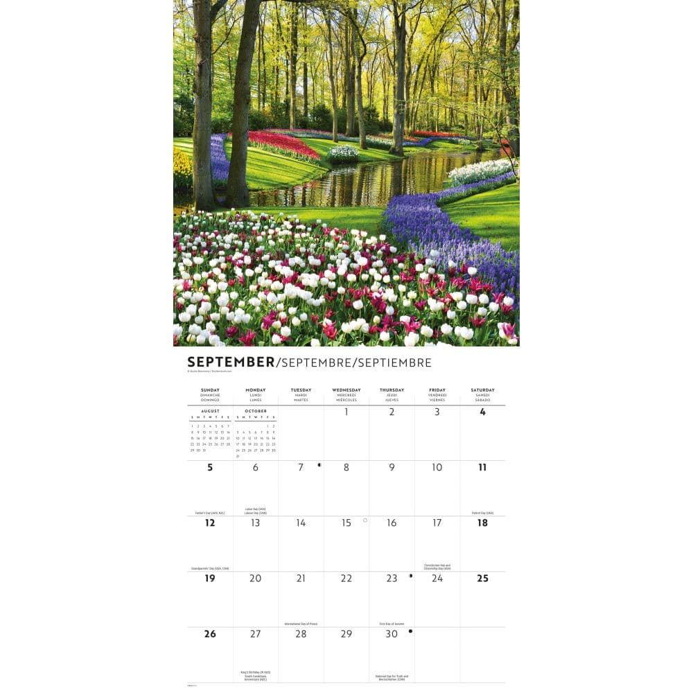 In the Garden 2027 Wall Calendar Fourth Alternate Image