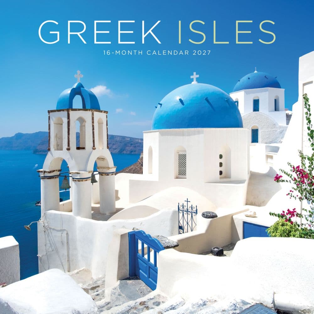 Greek Isles 2027 Wall Calendar Main Product Image