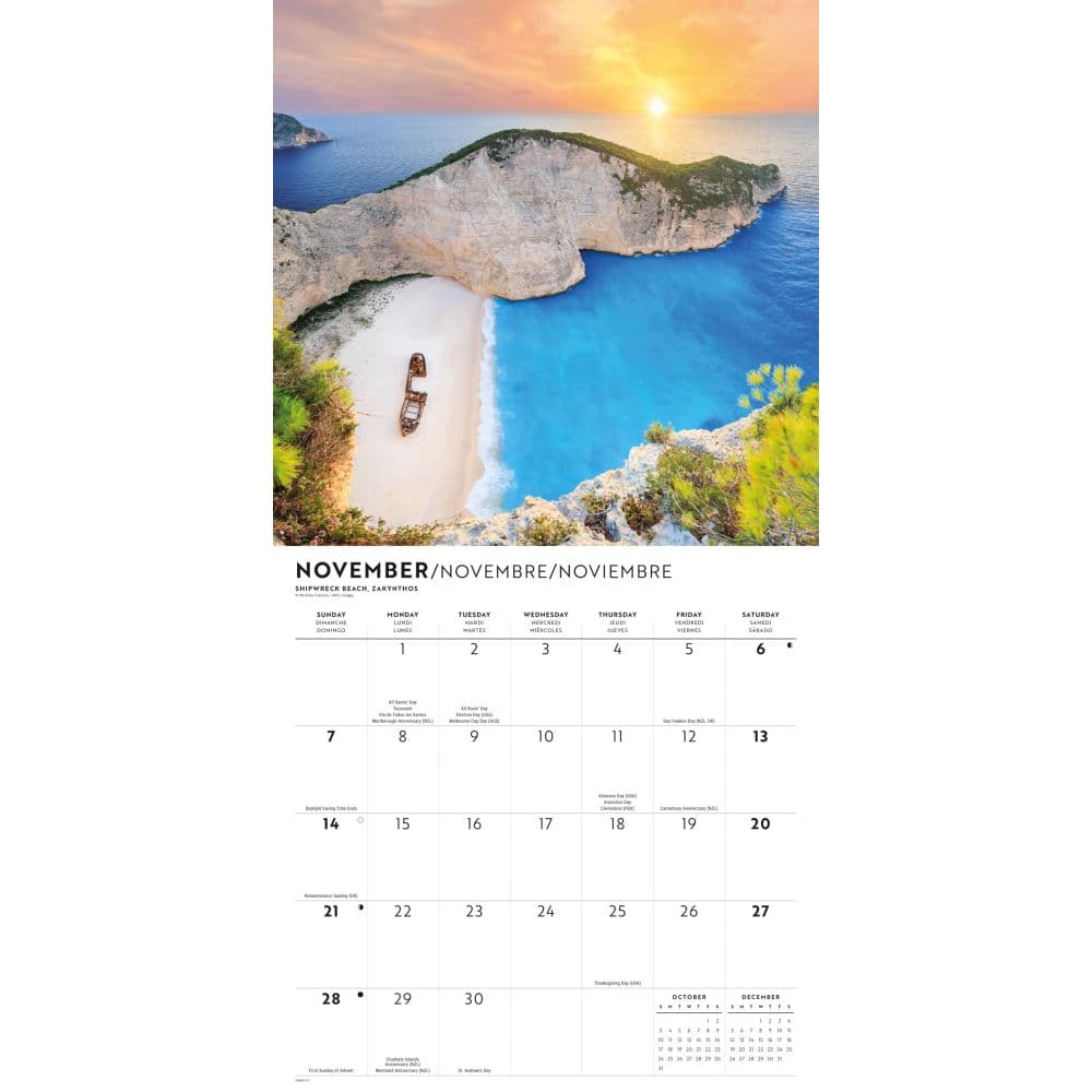 Greek Isles 2027 Wall Calendar Fourth Alternate Image