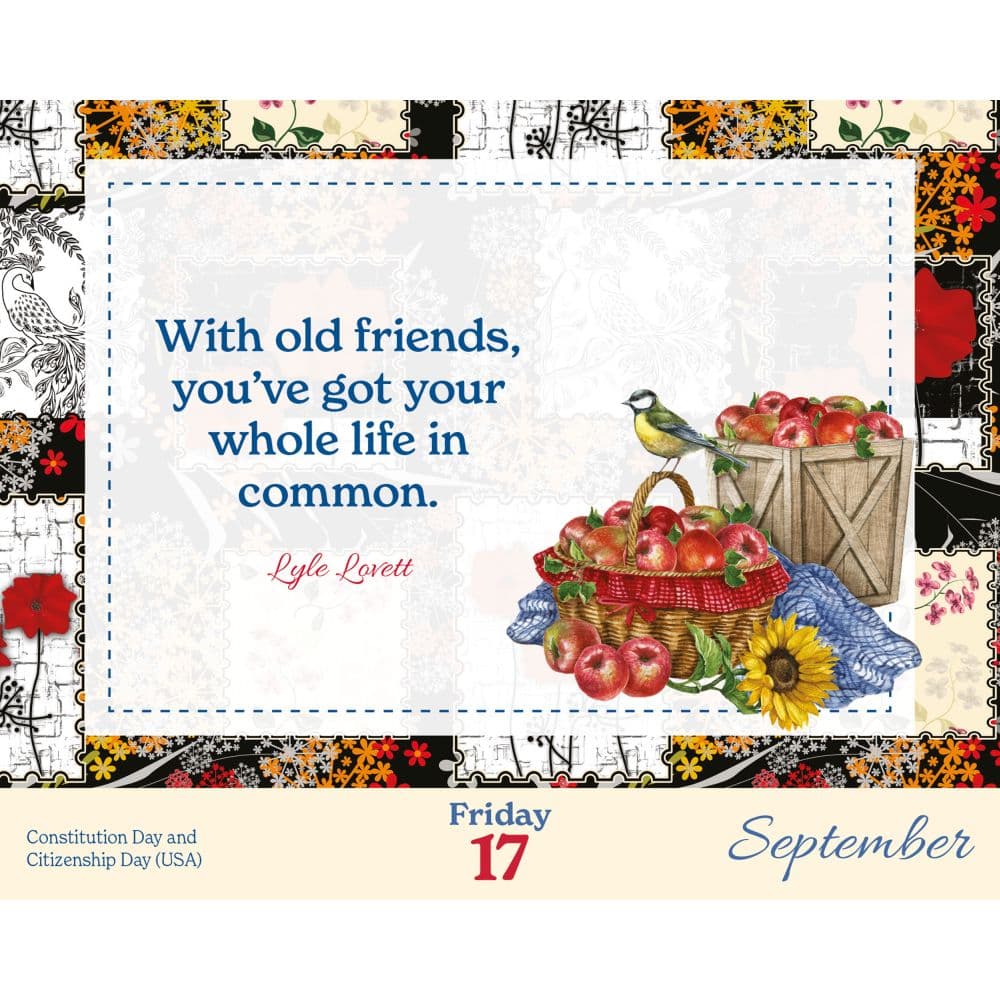 Thank You for Being a Friend 2027 Desk Calendar Fourth Alternate Image