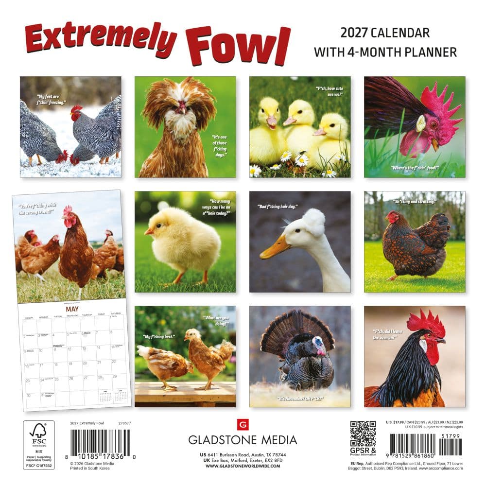 Extremely Fowl 2027 Wall Calendar First Alternate Image
