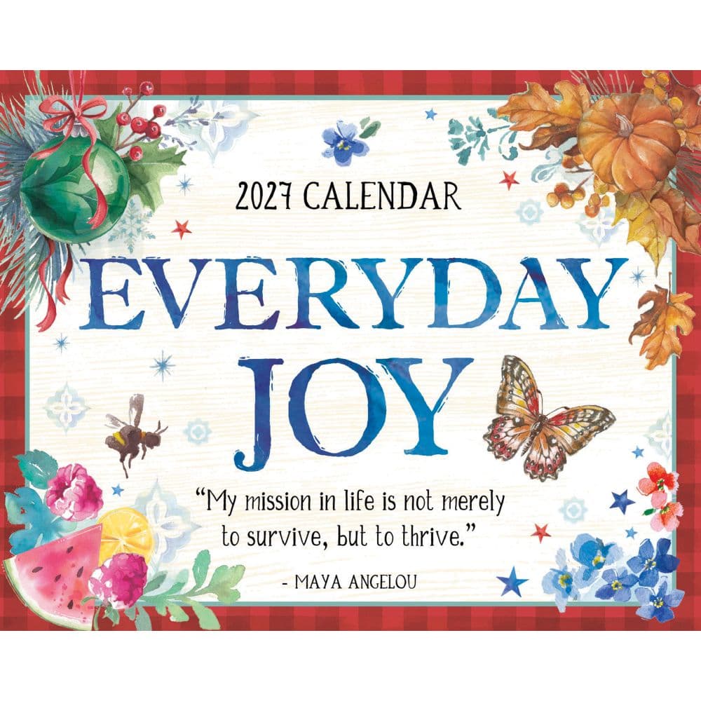 Everyday Joy 2027 Desk Calendar Main Product Image
