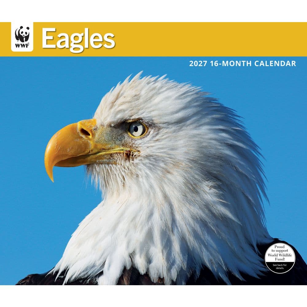 WWF Eagles 2027 Wall Calendar Main Product Image