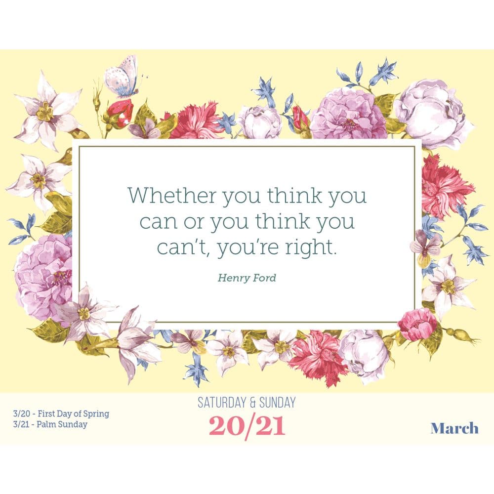 Daily Inspiration 2027 Desk Calendar Third Alternate Image