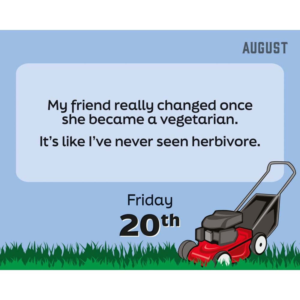 King of the Dad Jokes 2027 Desk Calendar Third Alternate Image