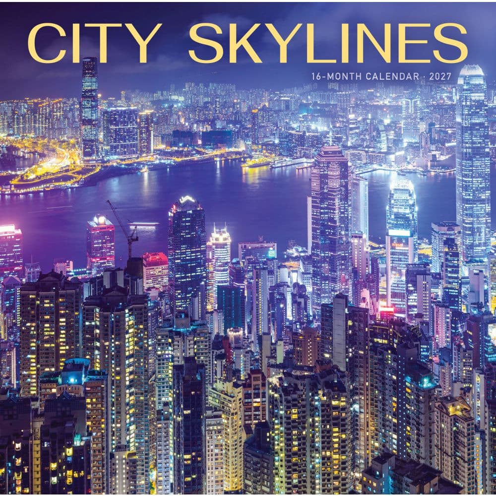 City Skylines 2027 Wall Calendar Main Product Image