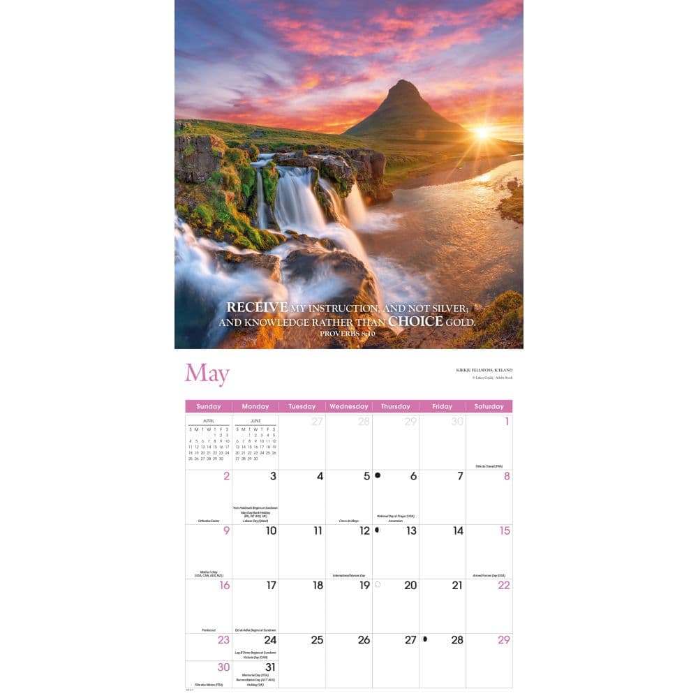 Bible Verses 2027 Wall Calendar Third Alternate Image