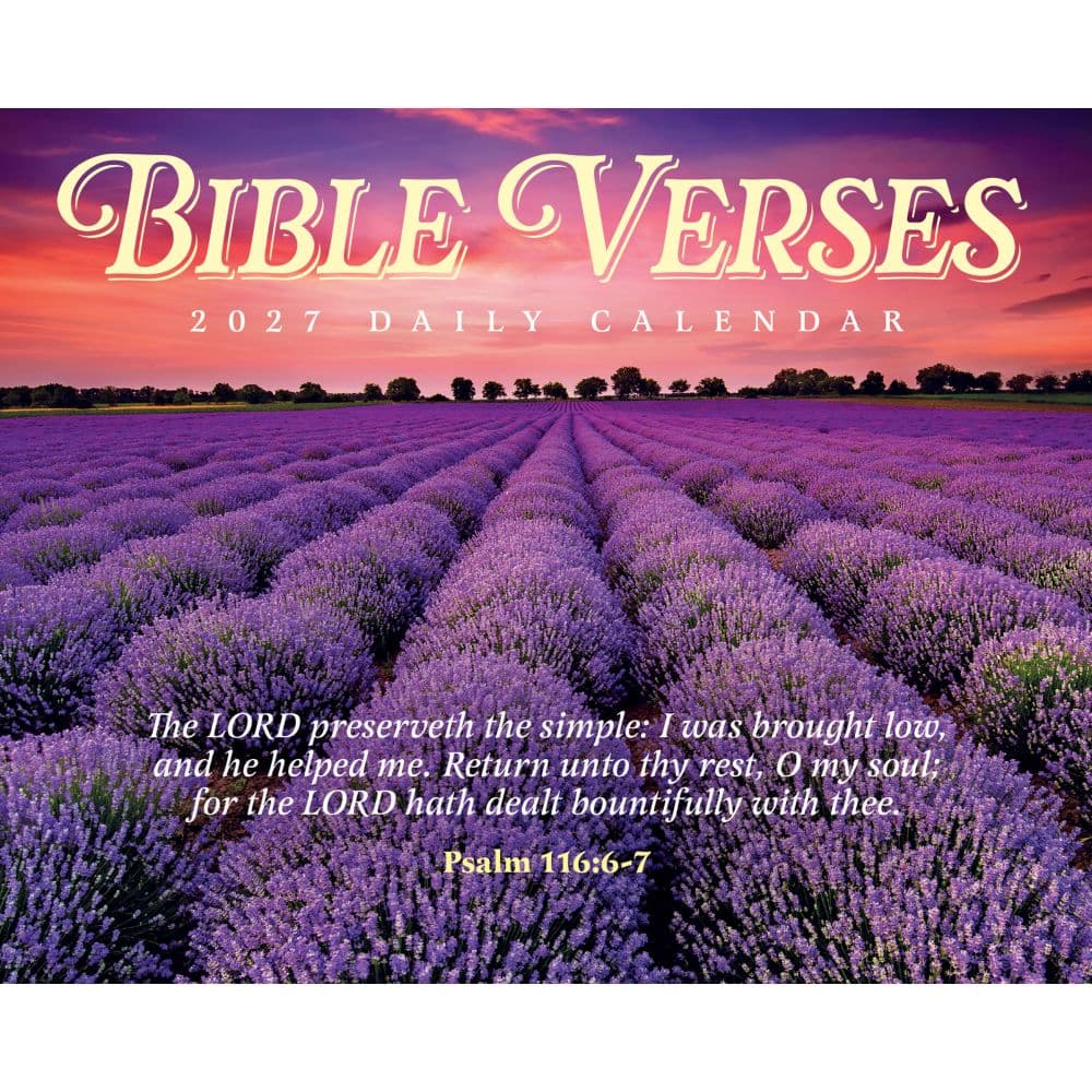 Bible Verses 2027 Desk Calendar Main Product Image