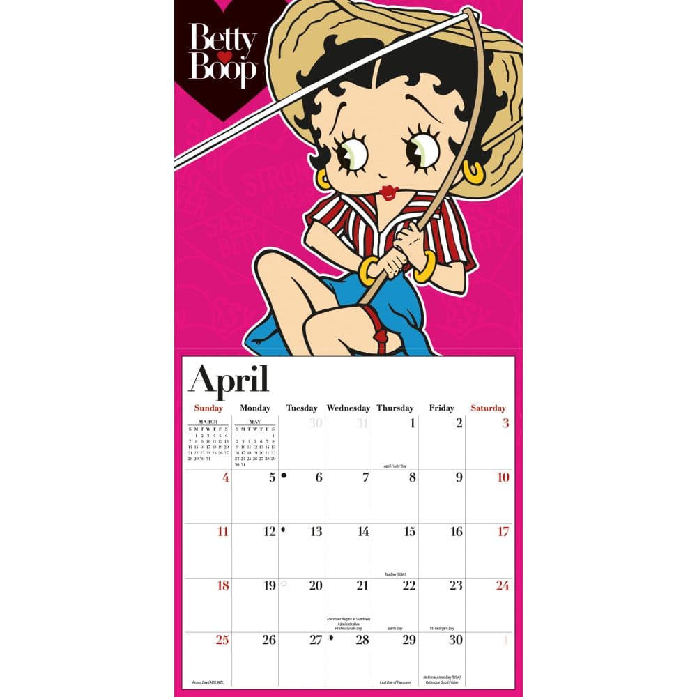Betty Boop 2027 Mini Wall Calendar - Calendars.com