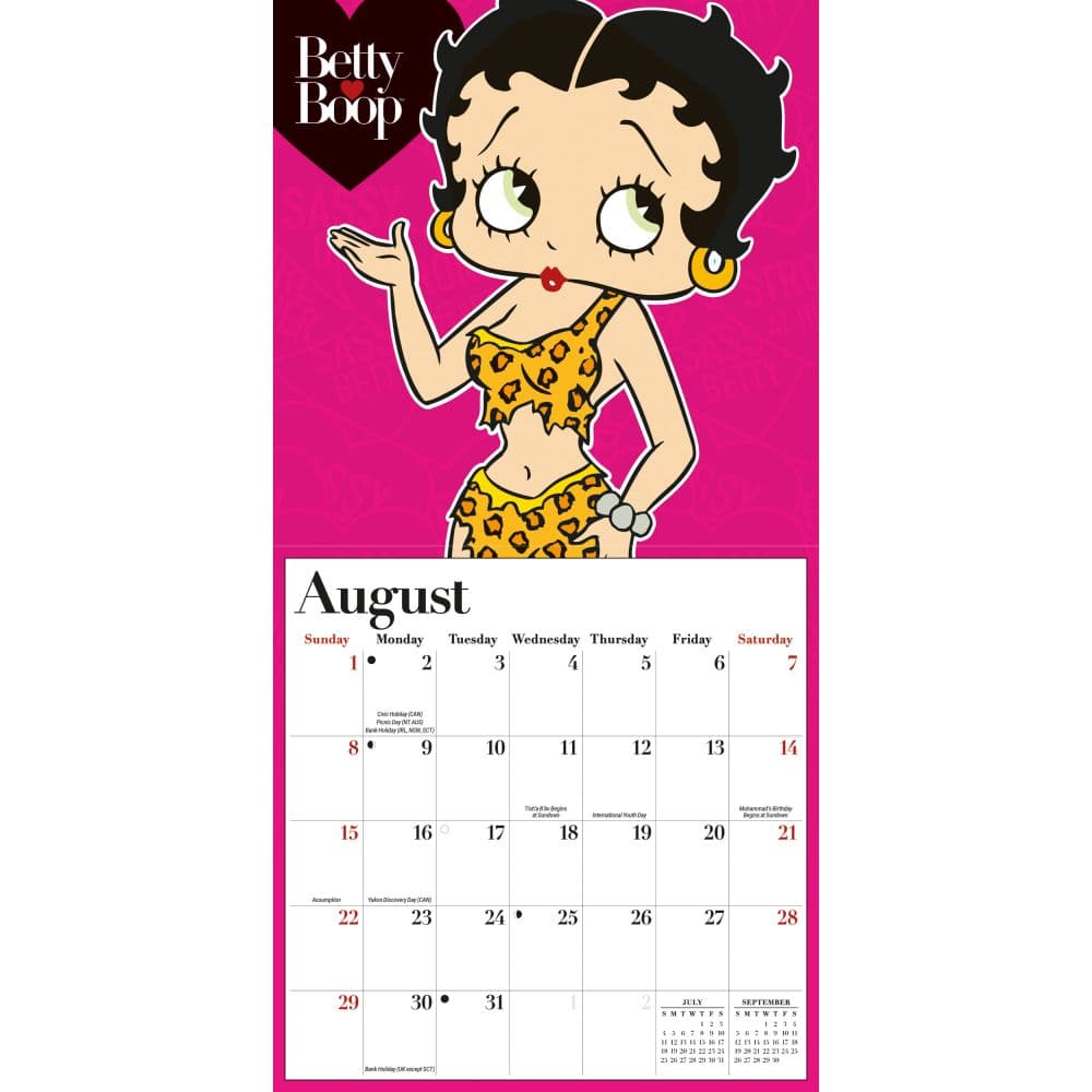 Betty Boop 2027 Mini Wall Calendar - Calendars.com