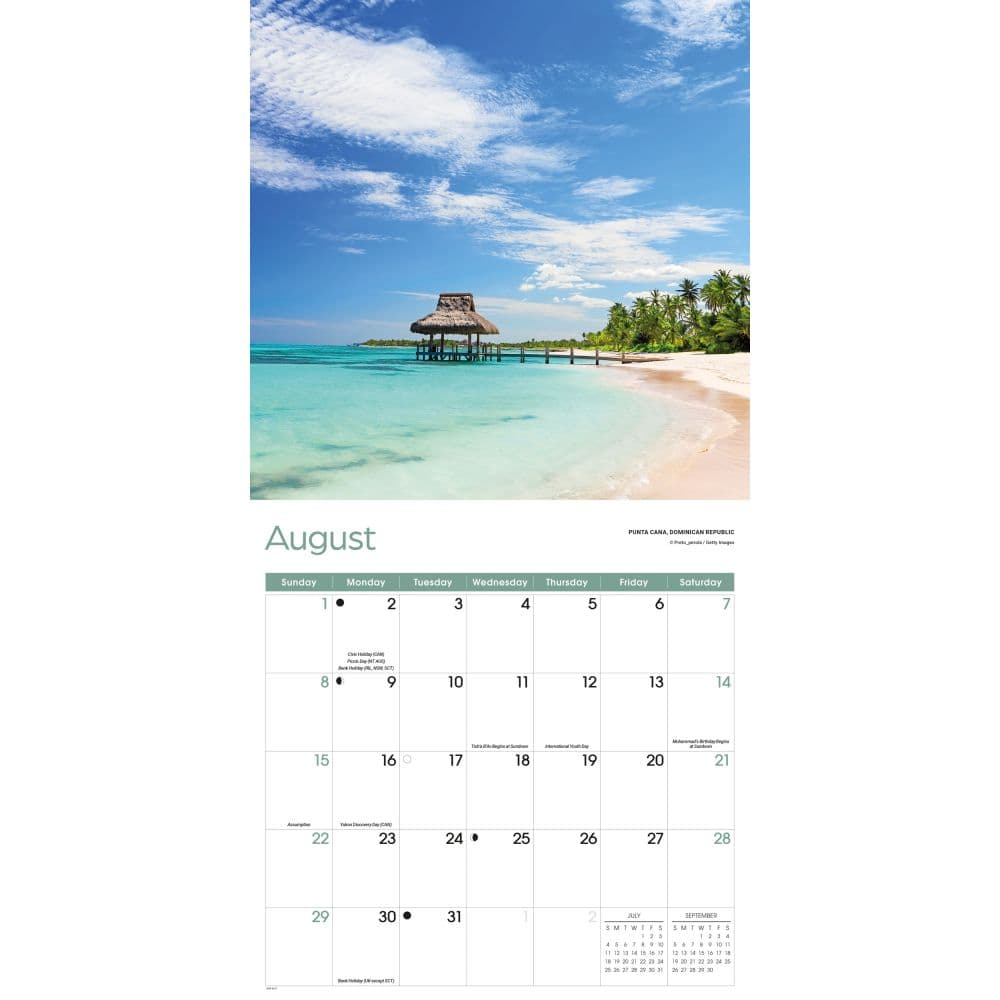 Beaches 2027 Wall Calendar Third Alternate Image