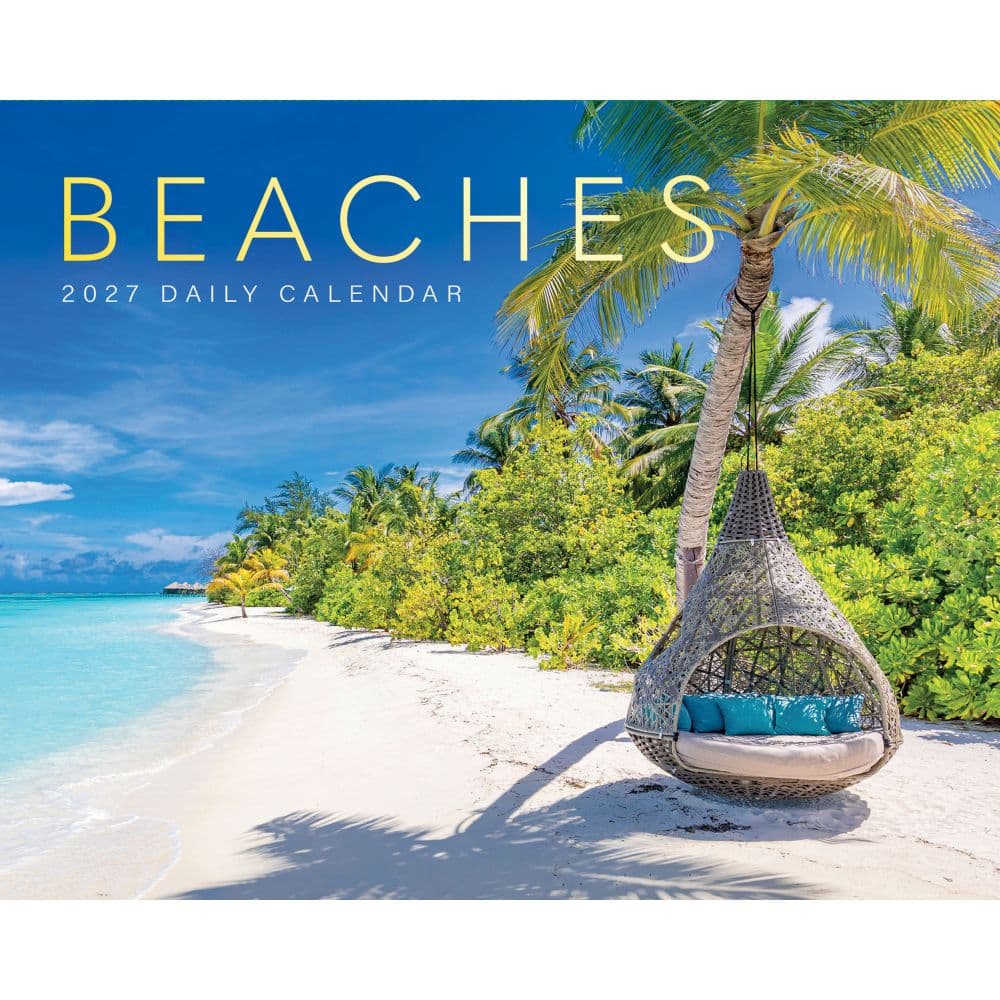 Beaches 2027 Desk Calendar Main Product Image