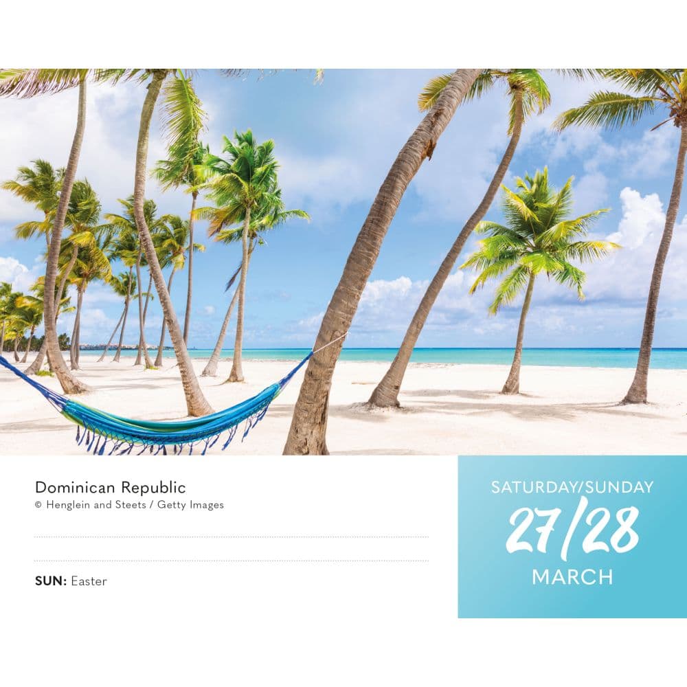 Beaches 2027 Desk Calendar Second Alternate Image