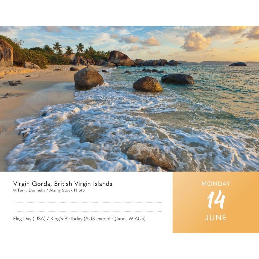 Beaches 2027 Desk Calendar Third Alternate Image