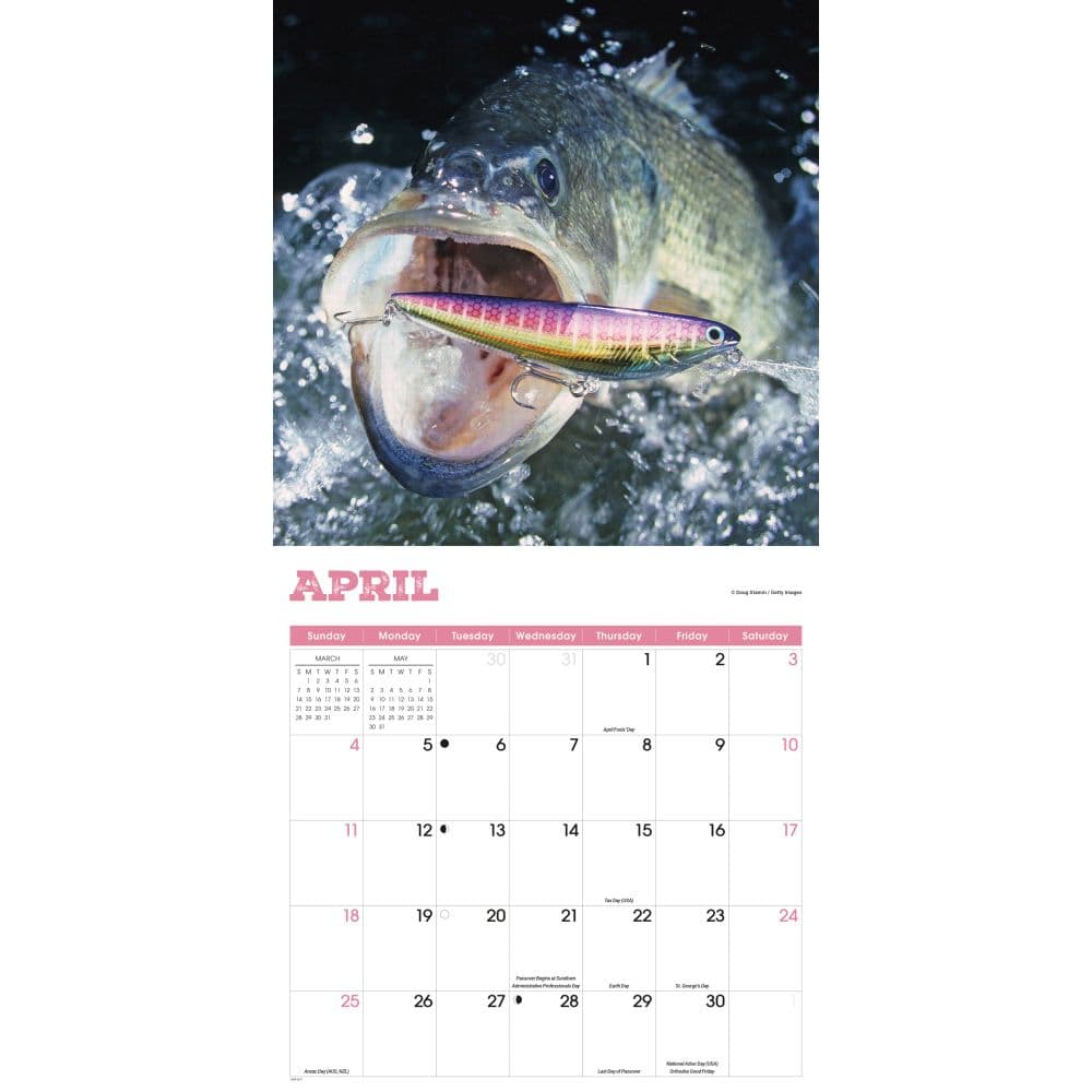 Bass 2027 Wall Calendar Second Alternate Image